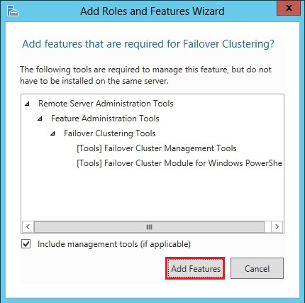 server 2012 add required features