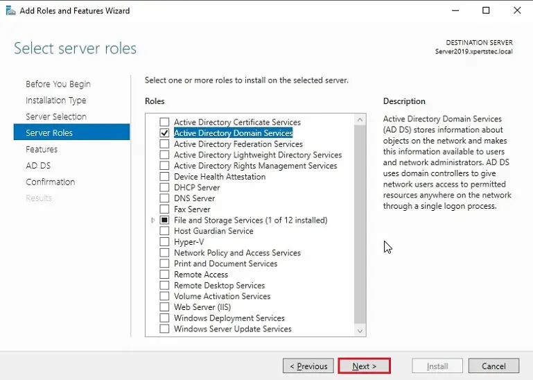 Install Additional Domain Controller, Install Additional Active Directory Domain Controller in Server 2019