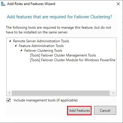 server 2019 add features