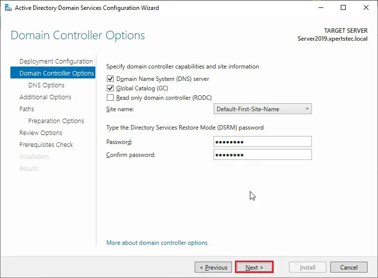 domain controller capabilities