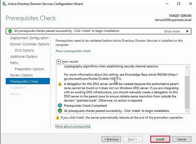 Install Additional Domain Controller, Install Additional Active Directory Domain Controller in Server 2019