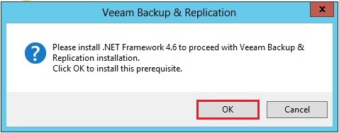 veeam backup & replication prerequisite