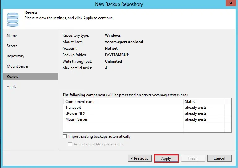 veeam backup repository review