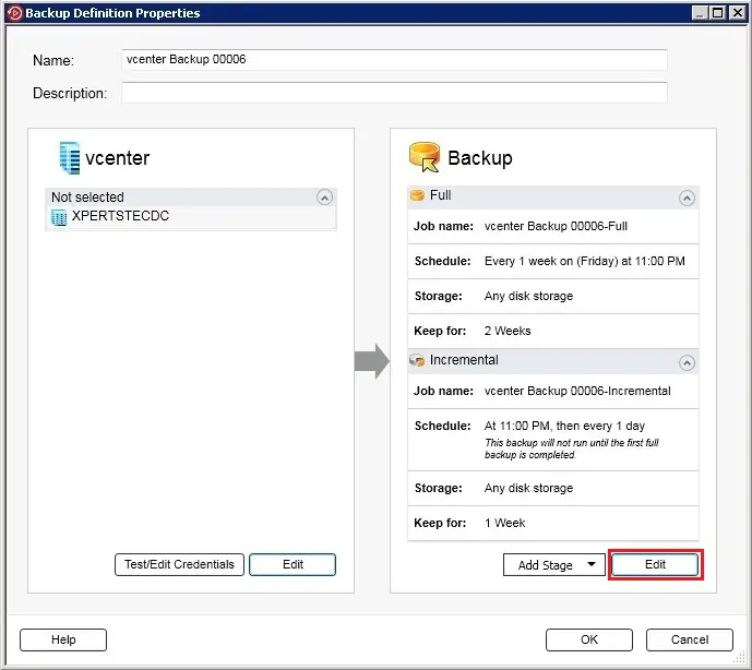 Create Backup Job Veritas, Step by step Creating a backup job (VM) in Veritas Backup Exec 20.3