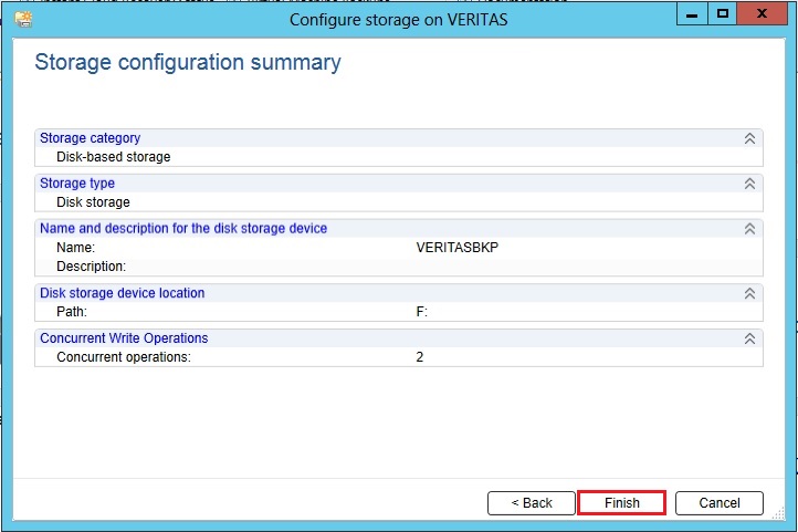 Storage Configuration Veritas, Step by step Veritas Backup Exec v20 storage configuration.