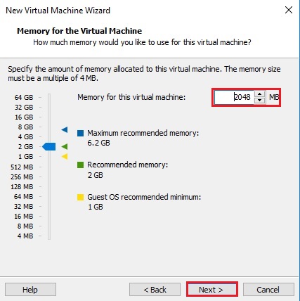 virtual machine memory workstation