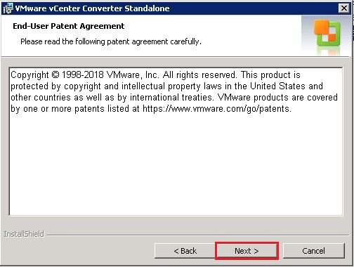 vmware converter end user