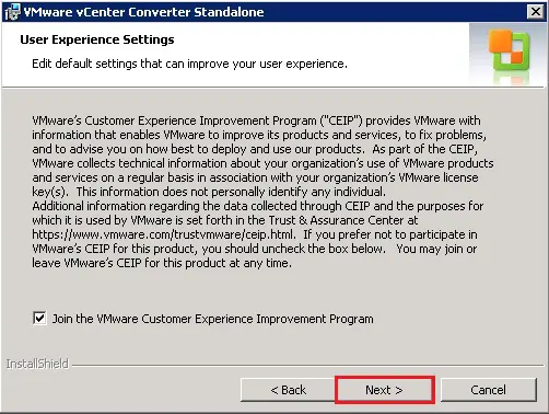 VMware vCenter Converter Standalone, VMware vCenter Converter Standalone installation step by step