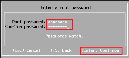 vmware set root password