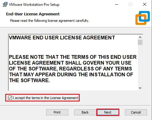 vmware workstation end user
