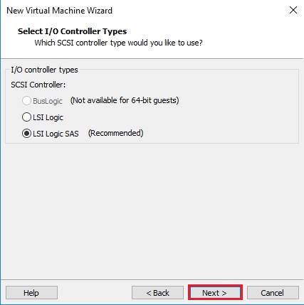 VMware Workstation scsi controller