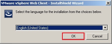 vsphere web client installshield