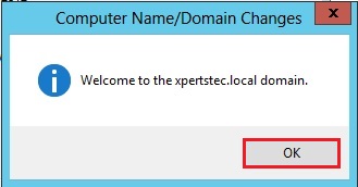 welcome domain server 2012