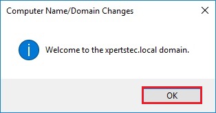welcome domain server 2016