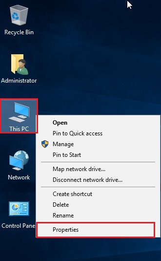 windows server 2016 desktop