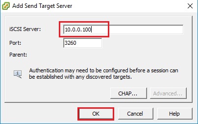 add send target server