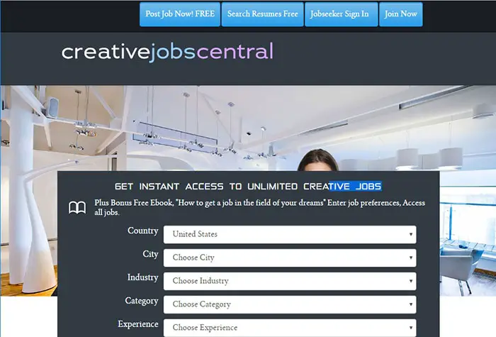 creativejobscentral freelance jobs