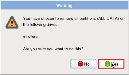 openfiler storage partition