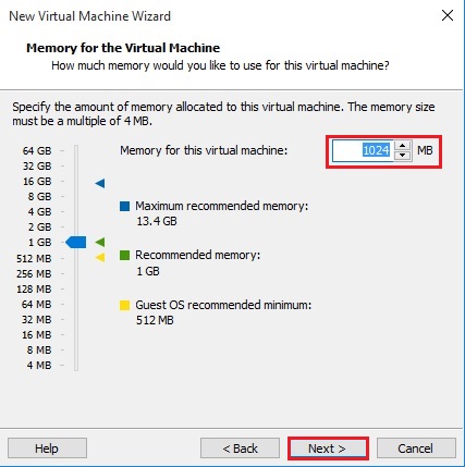 virtual machine memory workstation