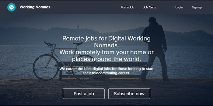 workingnomads freelance jobs
