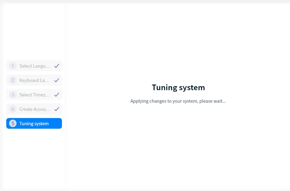 Deepin Linux tuning system