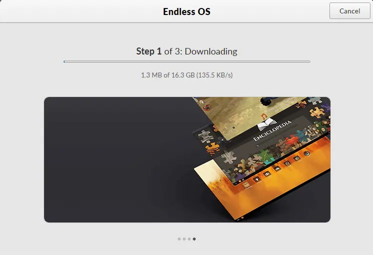 Endless OS downloading