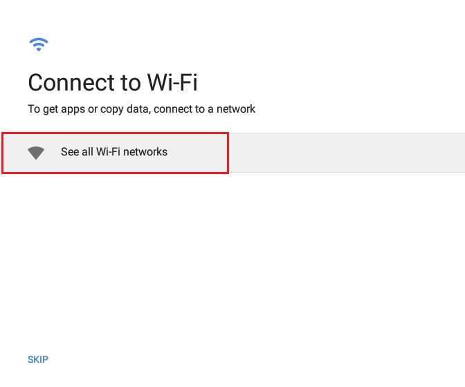 android 8.1 connect wifi