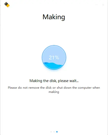 deepin boot maker making disk