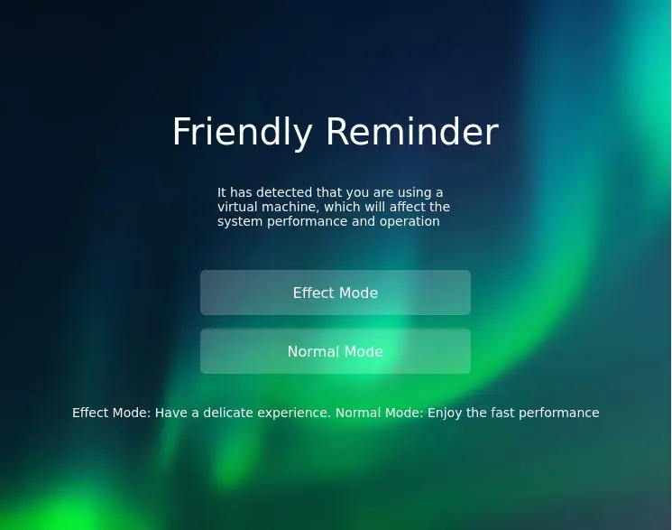 deepin emulator friendly reminder