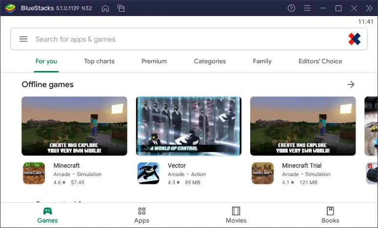 Bluestacks apps and games