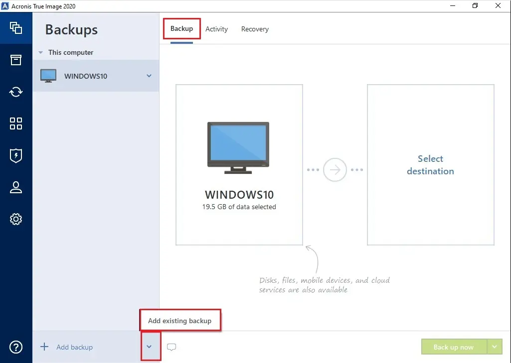 acronis 2020 backup