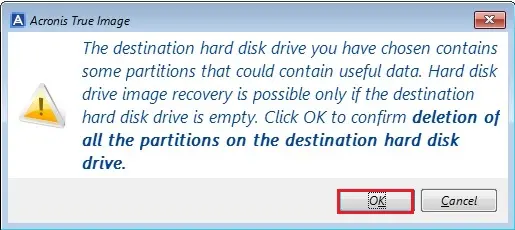 acronis 2020 delete partition