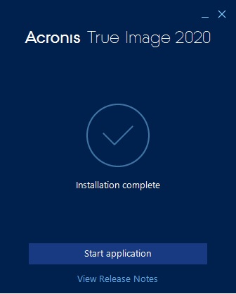 can install acronis true image