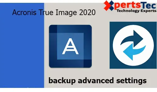 acronis advanced settings