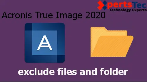 acronis true image exclude folders