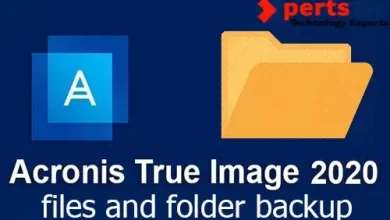 acronis backup files and folder