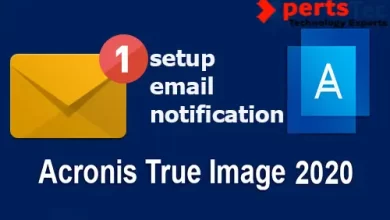 acronis email notification