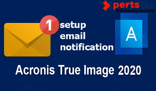 acronis email notification