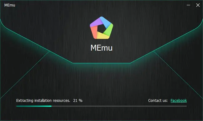 memu android emulator installation in progress