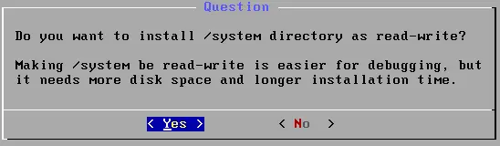 system directory read write