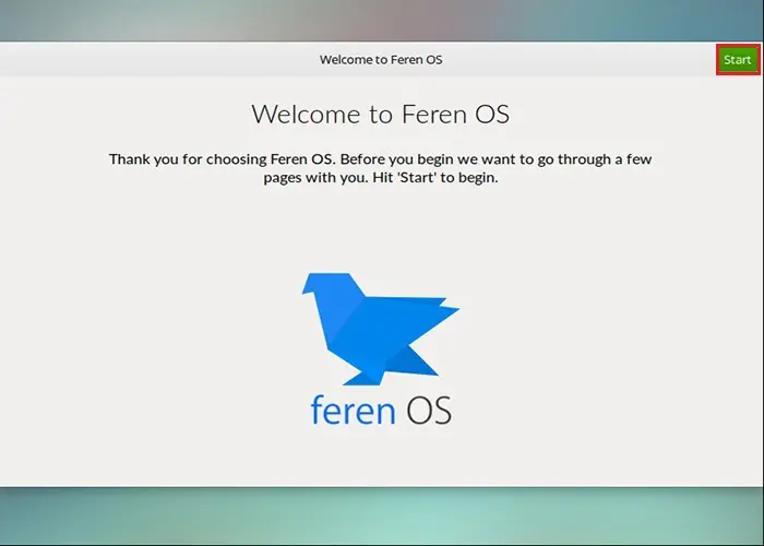 welcome to feren os