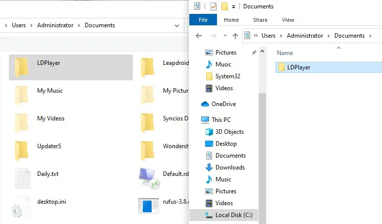 windows explorer documents