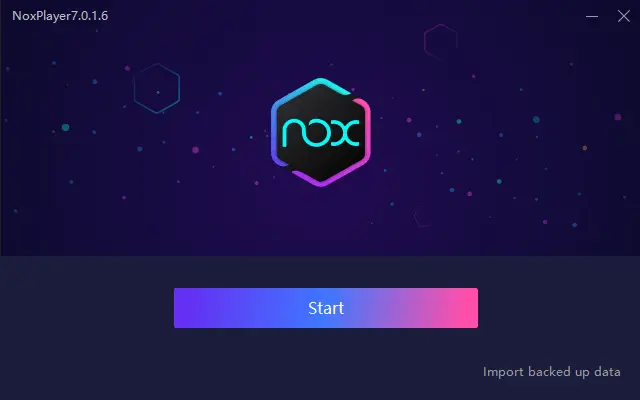 Start Nox Player Emulator