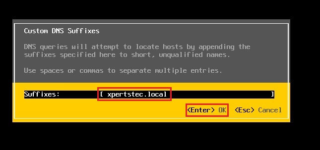 esxi dns suffixes