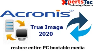 restore entire pc acronis media