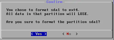 Phoenix OS confirm sda1 to ext4