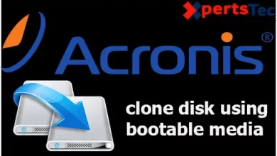 clone disk using bootable media