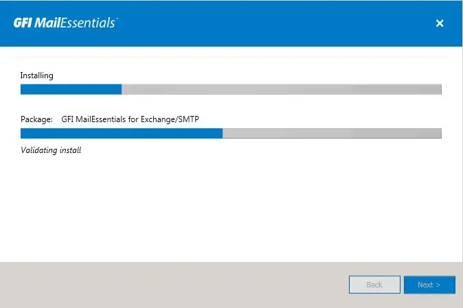 gfi mailessentials installation