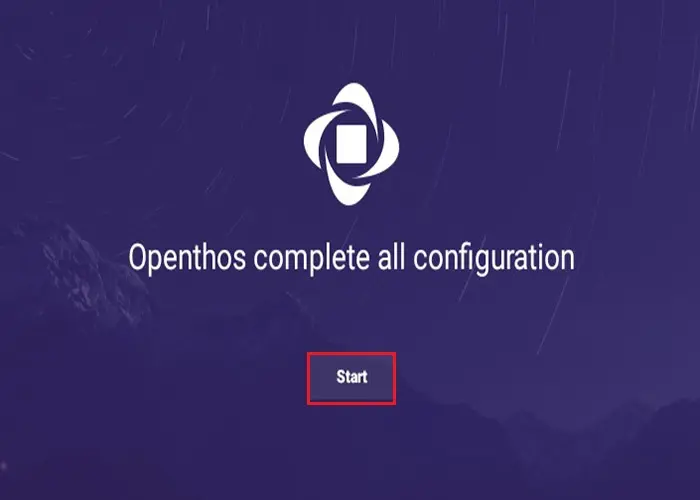 openthos os complette configuration