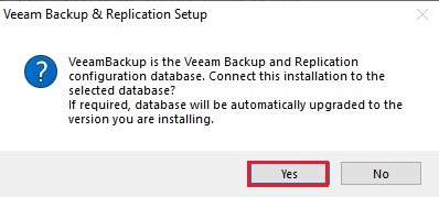 Veeam Database upgraded